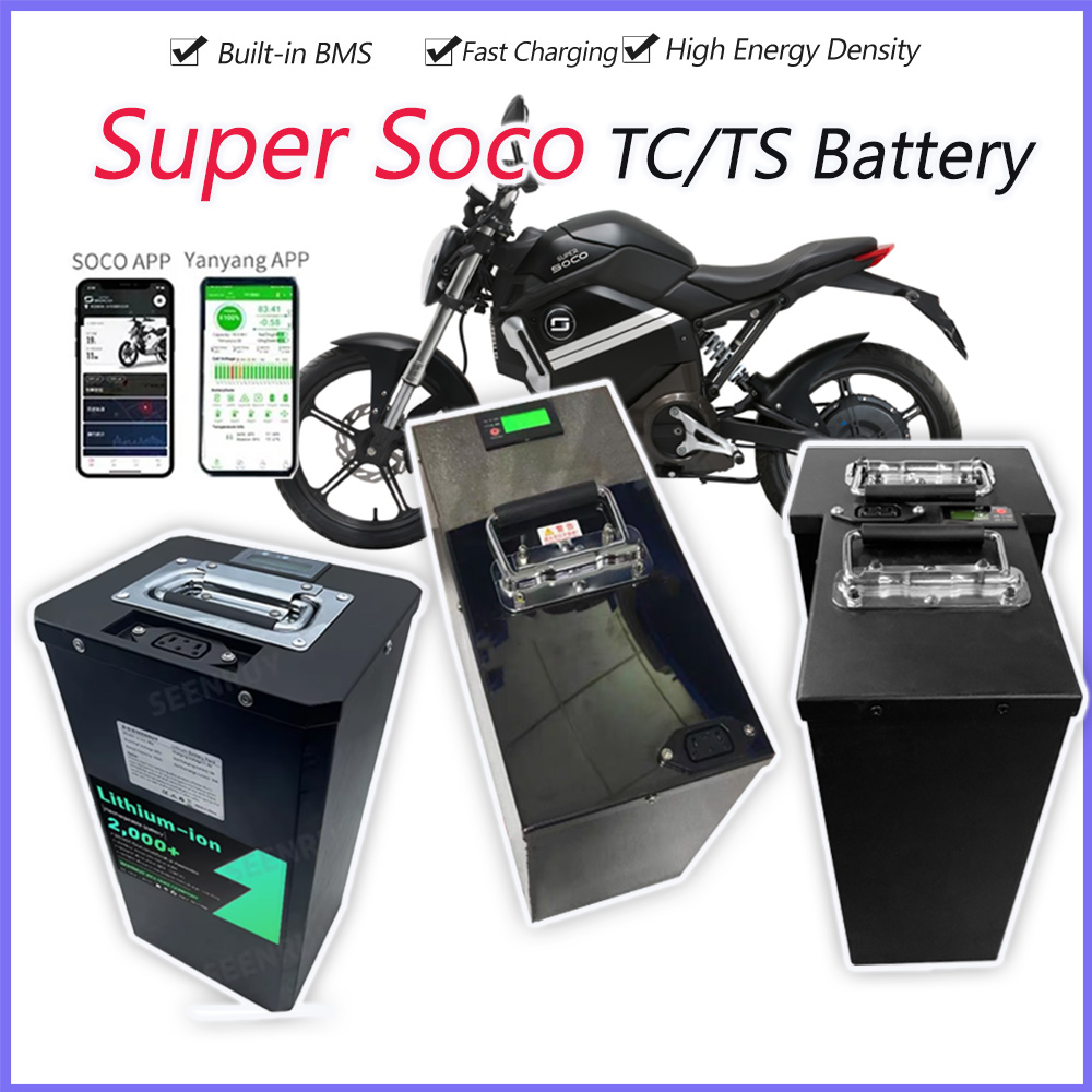 72V 30Ah Lifepo4 Battery Pack - Super Soco TC TS Bateria Grande