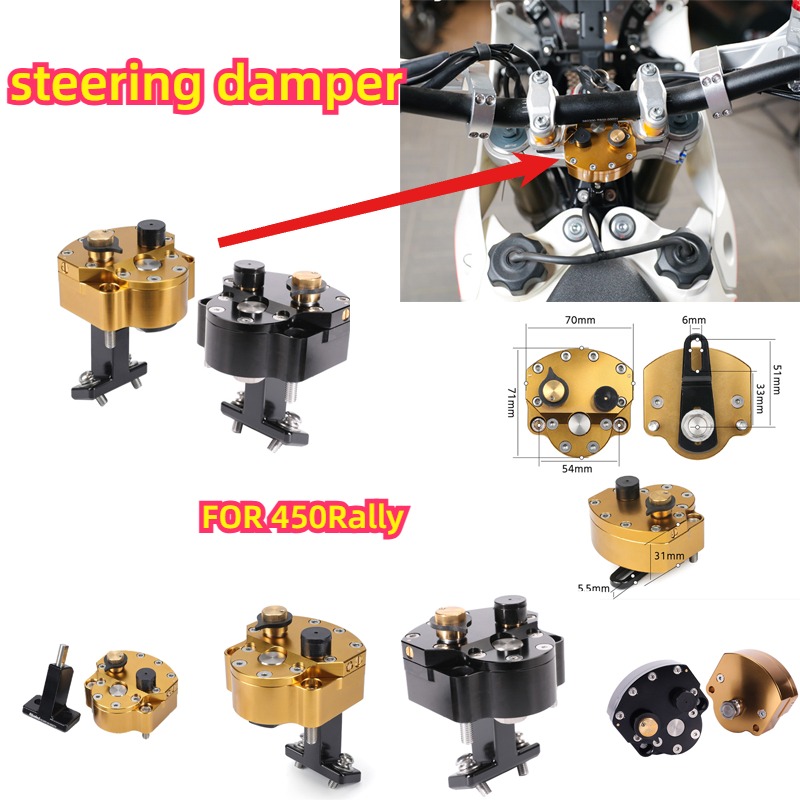 Steering Damper Stabilizer Kit Cnc - Kit de Montagem do Amortecedor de