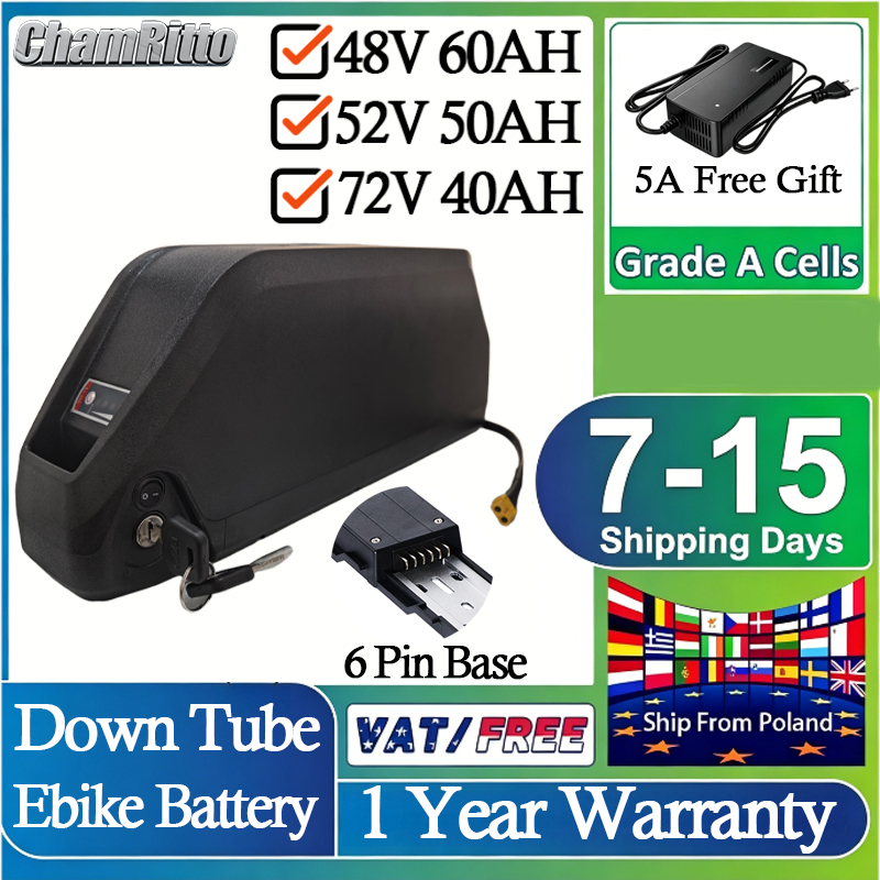 60V 30Ah 21700 Battery Pack - Bateria para E-Bike 52V 50AH 21700,