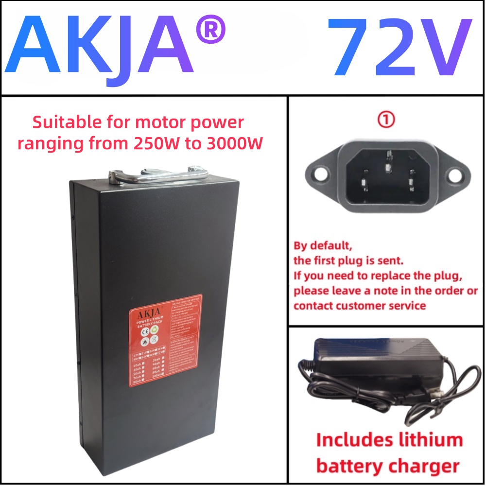 72V 30Ah Lifepo4 Battery Pack - Transporte rápido aéreo 72v nova bateria