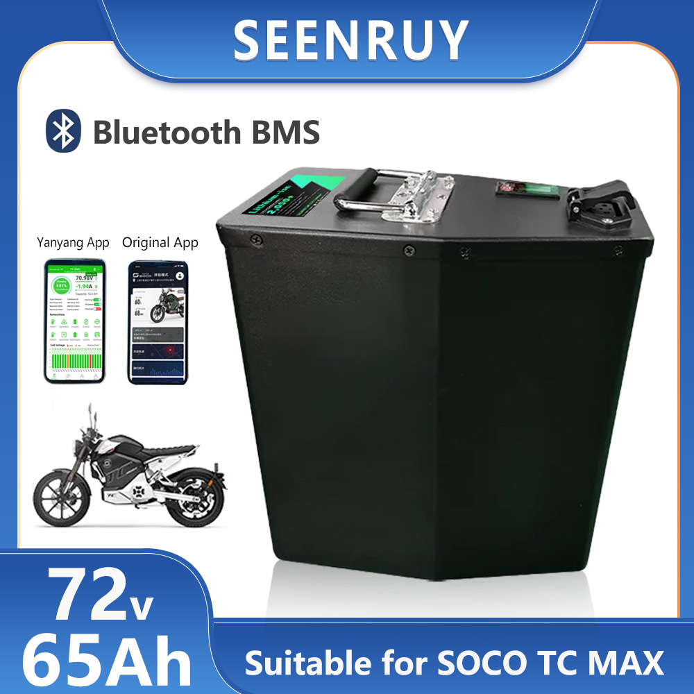 72V 30Ah Lifepo4 Battery Pack - Bateria Seenruy Super SOCO 72V 65AH