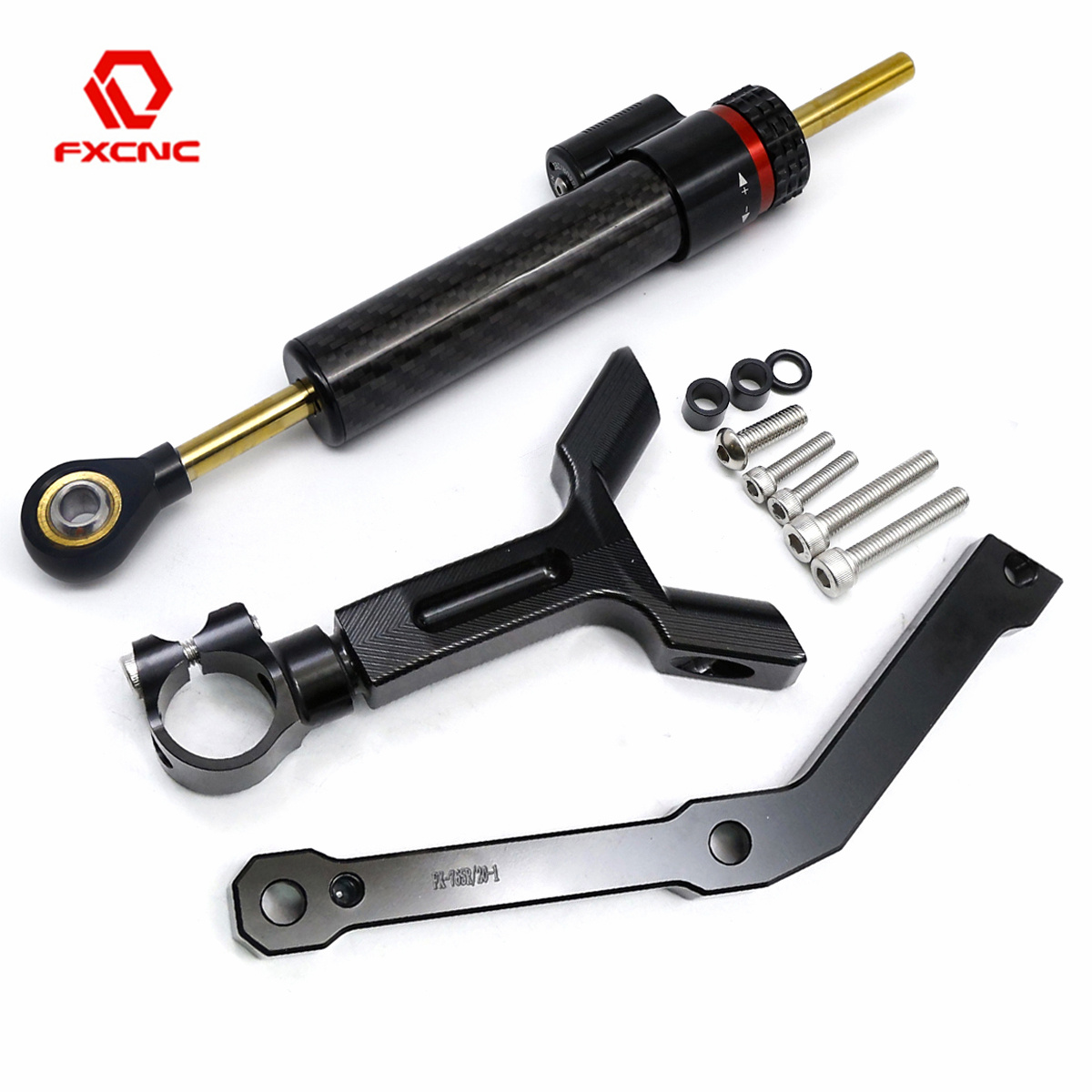 Steering Damper Stabilizer Kit Cnc - Para Triumph Street Triple 765 S