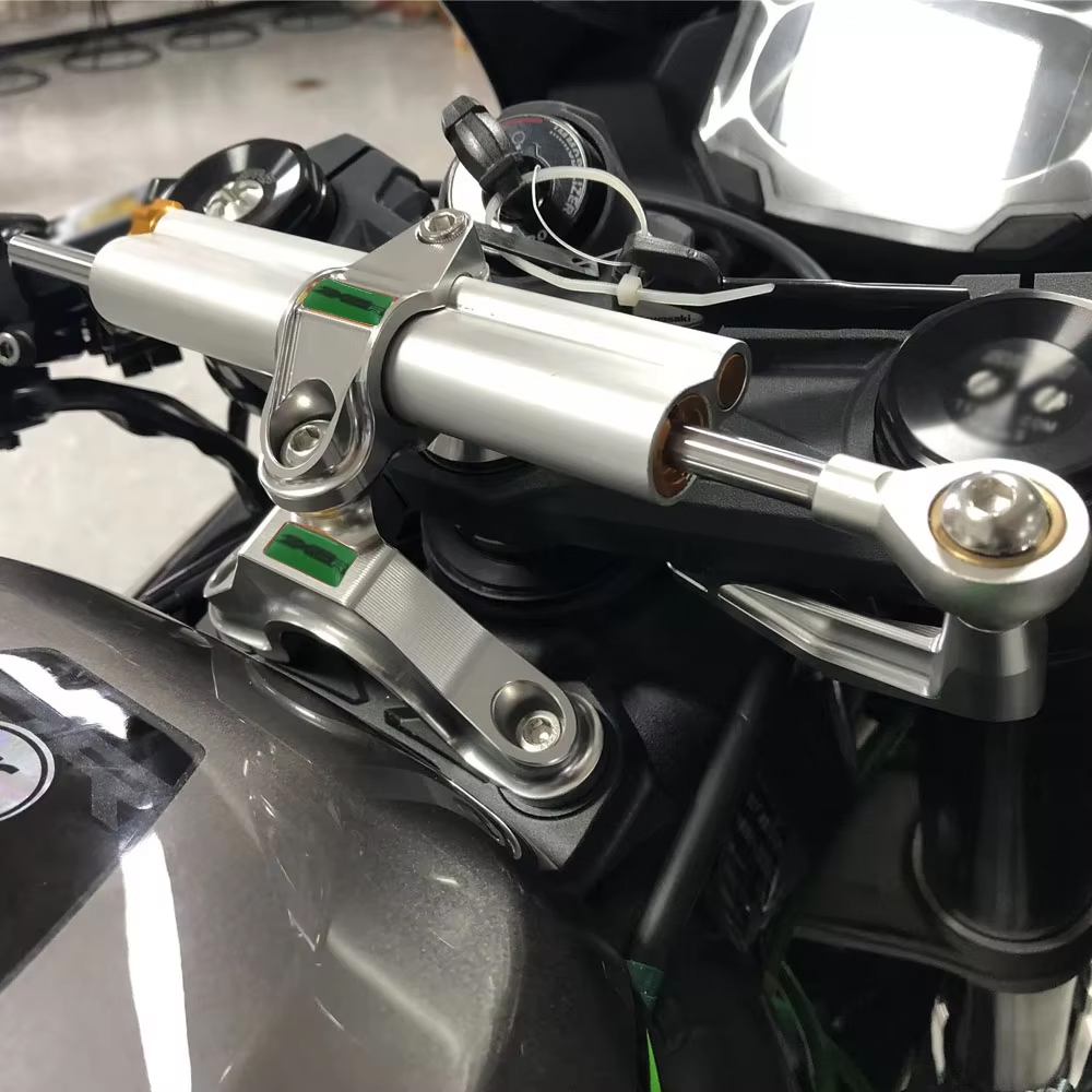Para Kawasaki Ninja ZX 6R ZX-6 - Steering Damper Stabilizer Kit Cnc avaliação e preço