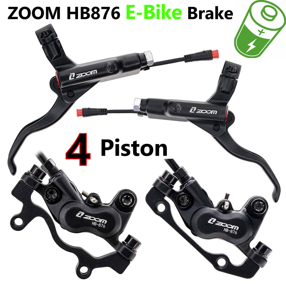 Zoom HB-876E e-bike conjunto d - Zoom Hydraulic Brake 4 Piston E-Scooter avaliação e preço