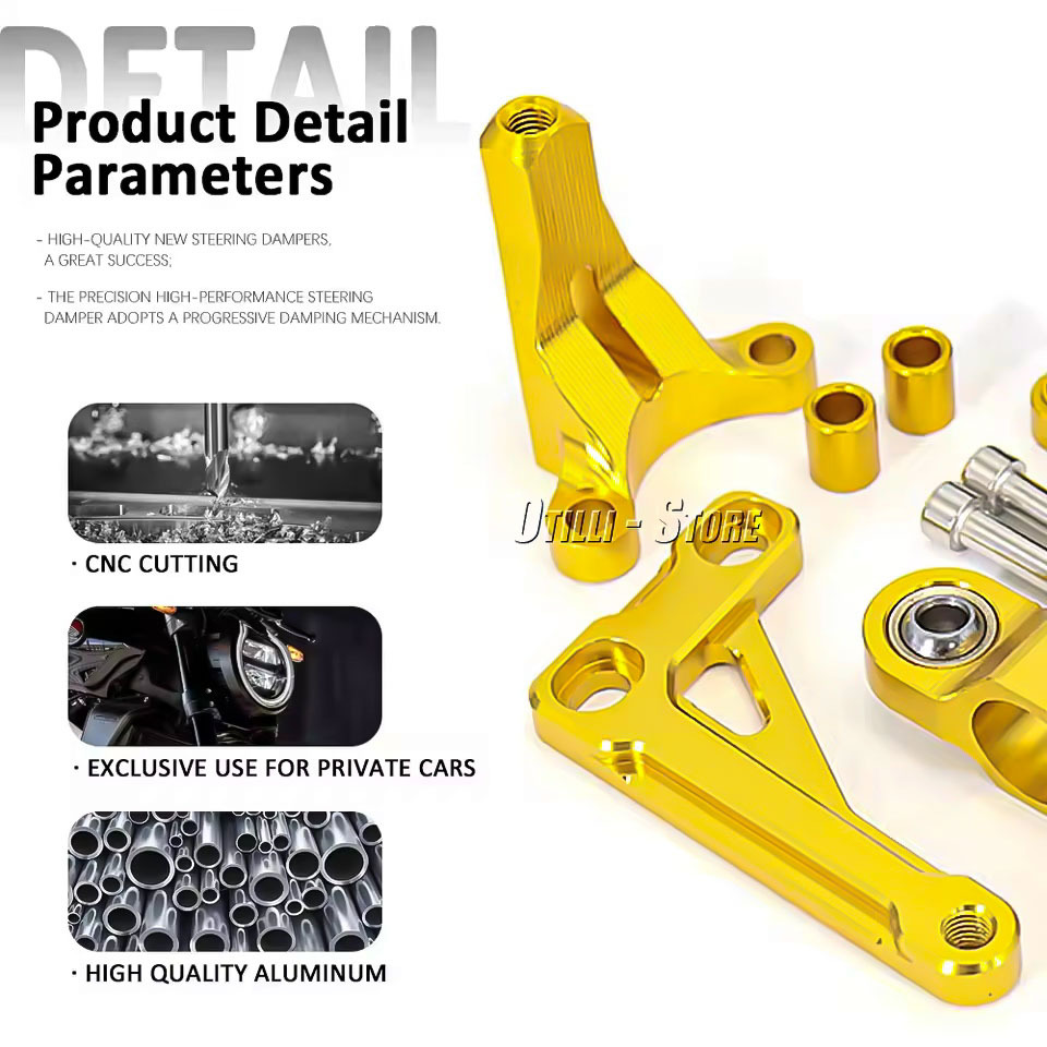 Amortecedores de Direção para  - Steering Damper Stabilizer Kit Cnc avaliação e preço
