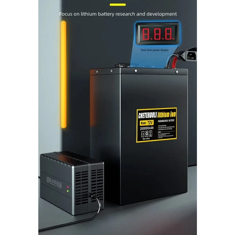 Aleaivy 60v 72v ebike bateria  - 72V 30Ah Lifepo4 Battery Pack avaliação e preço
