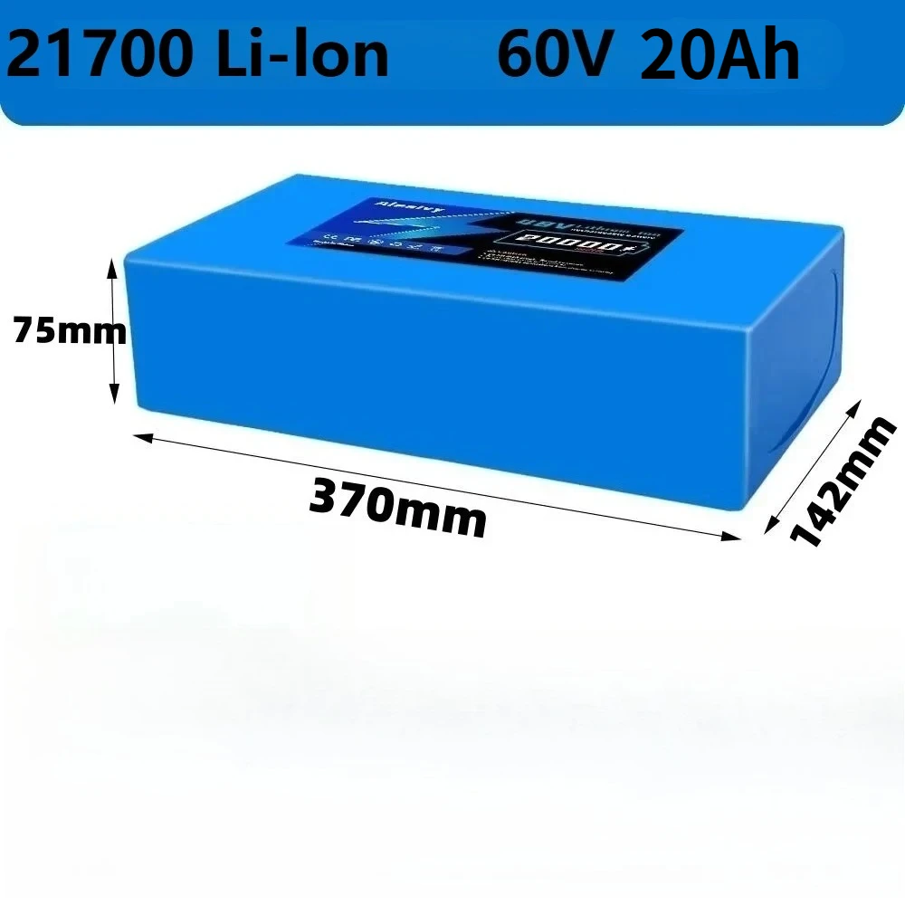 Bateria de Lítio Aleaivy 16S6P - 60V 30Ah 21700 Battery Pack avaliação e preço