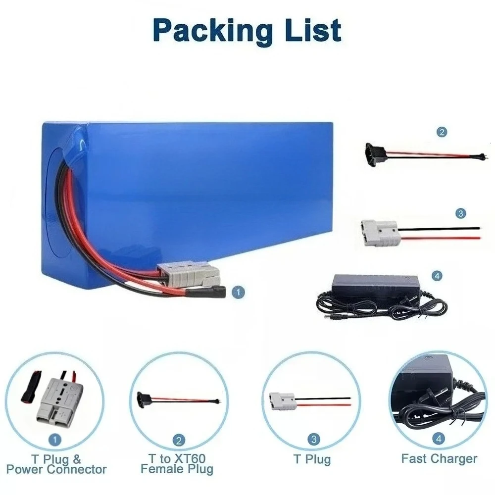 Bateria de Lítio Aleaivy 16S6P - 60V 30Ah 21700 Battery Pack avaliação e preço