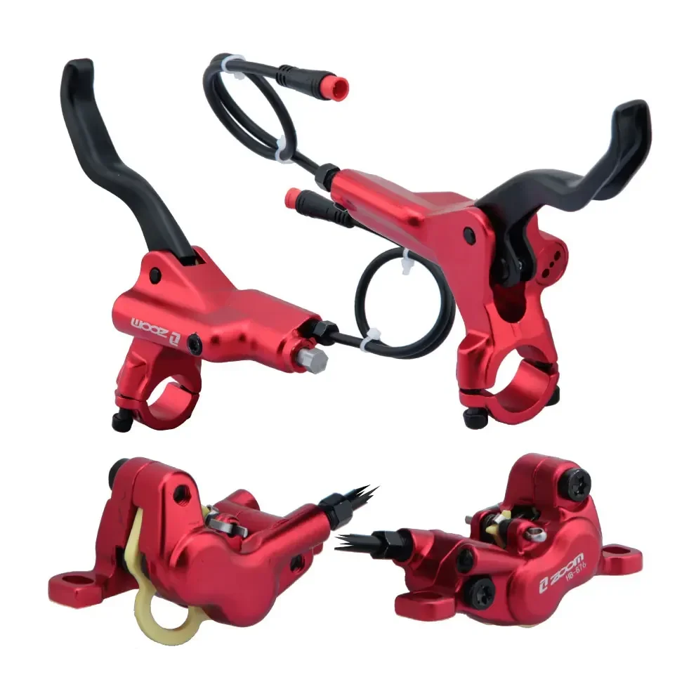 Zoom HB-876E disco de 4 pistão - Zoom Hydraulic Brake 4 Piston E-Scooter avaliação e preço