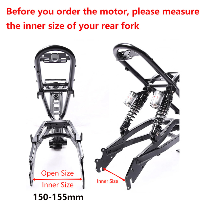 Motor de Cubo Traseiro Elétric - 60V 5000W Brushless Hub Motor avaliação e preço