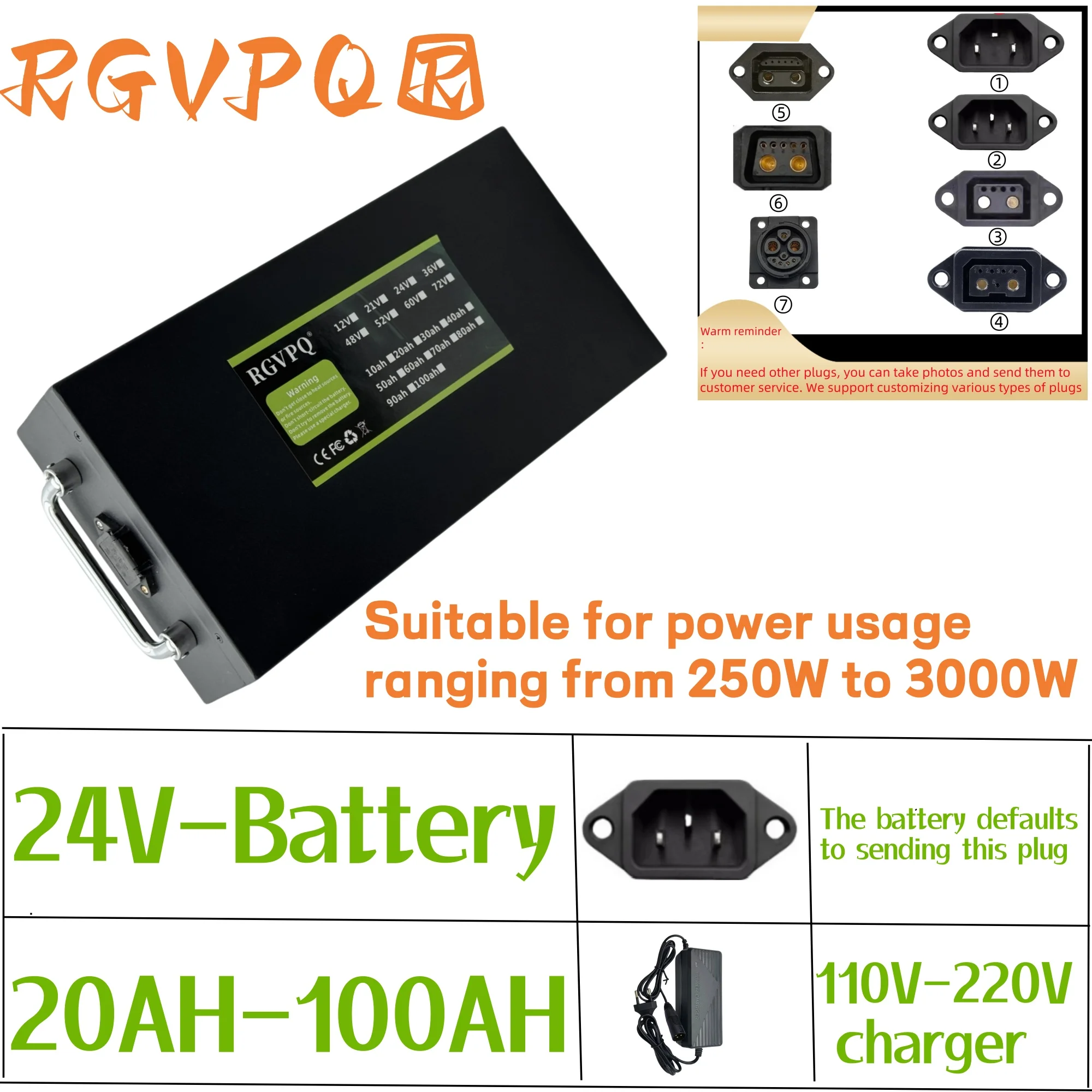Transporte aéreo, bateria Harl - 72V 30Ah Lifepo4 Battery Pack avaliação e preço