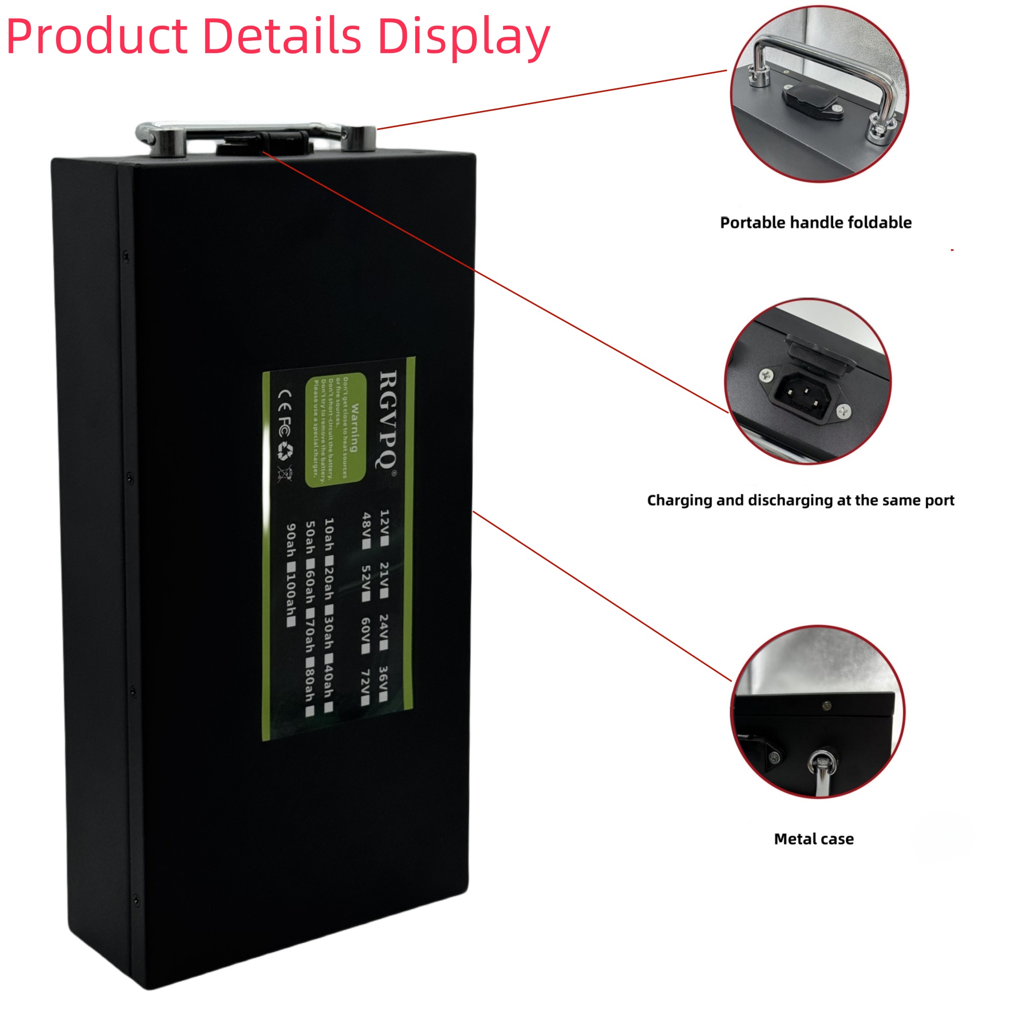 Transporte aéreo, bateria Harl - 72V 30Ah Lifepo4 Battery Pack avaliação e preço