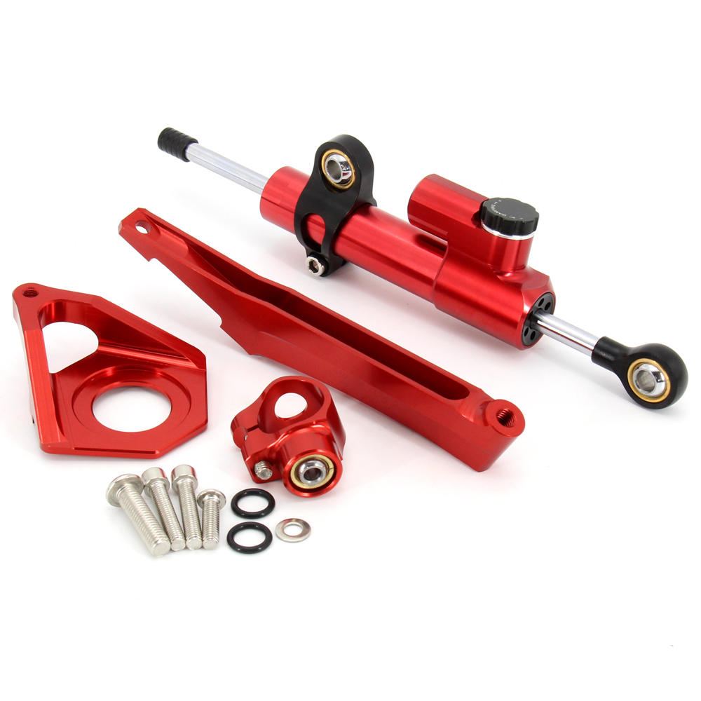 Para yamaha yzf600 r6 2003-200 - Steering Damper Stabilizer Kit Cnc avaliação e preço