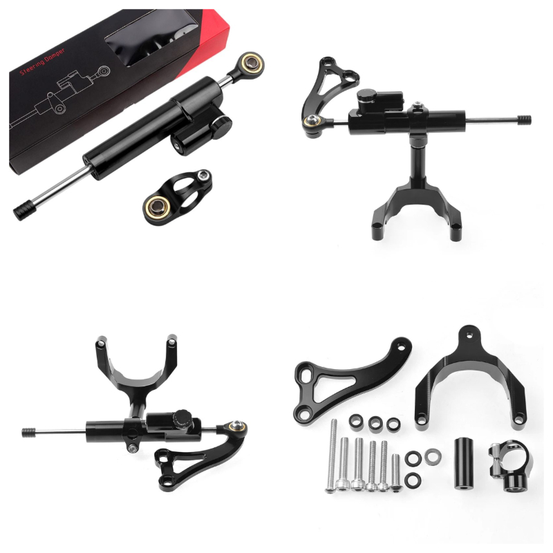 Para gsxs750 GSX-S750 gsx-s750 - Steering Damper Stabilizer Kit Cnc avaliação e preço