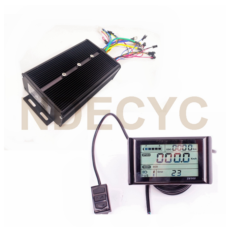 Controlador ebike de onda seno - 72V 45A Dual Controller avaliação e preço